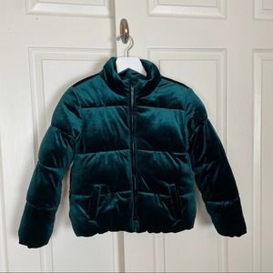Gymboree Velvet Puffer Jacket